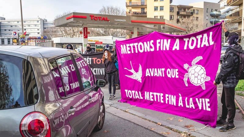 Extinction Rebellion à Lyon.